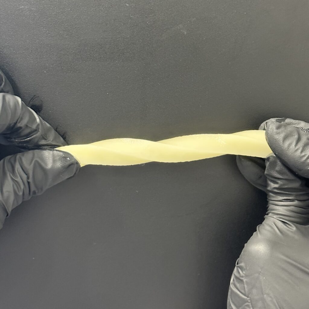 A french fry treated with PEF (Pulsed Electric Field)